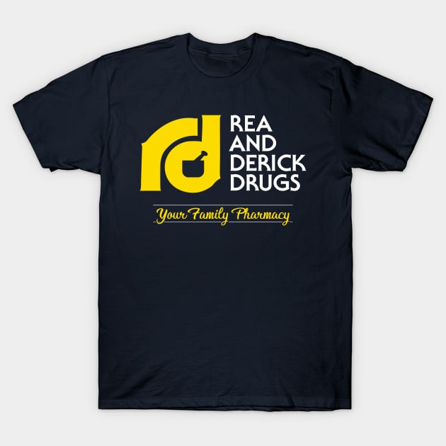 Rea & Derick Drugs T-Shirt by Tee Arcade